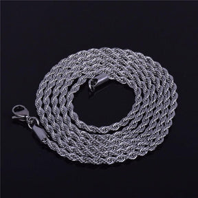 Corrente-Rope-Chain-Cordao-Baiano-Prata