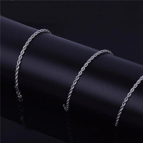Corrente-Rope-Chain-Cordao-Baiano-Prata