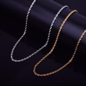 Corrente-Rope-Chain-Cordao-Baiano-Prata-Dourada