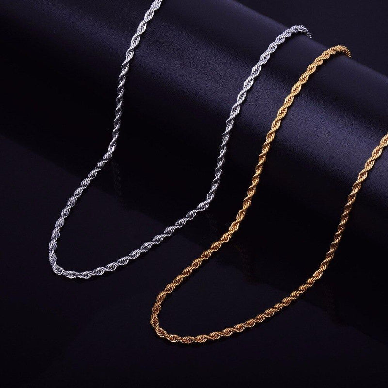 Corrente-Rope-Chain-Cordao-Baiano-Prata-Dourada