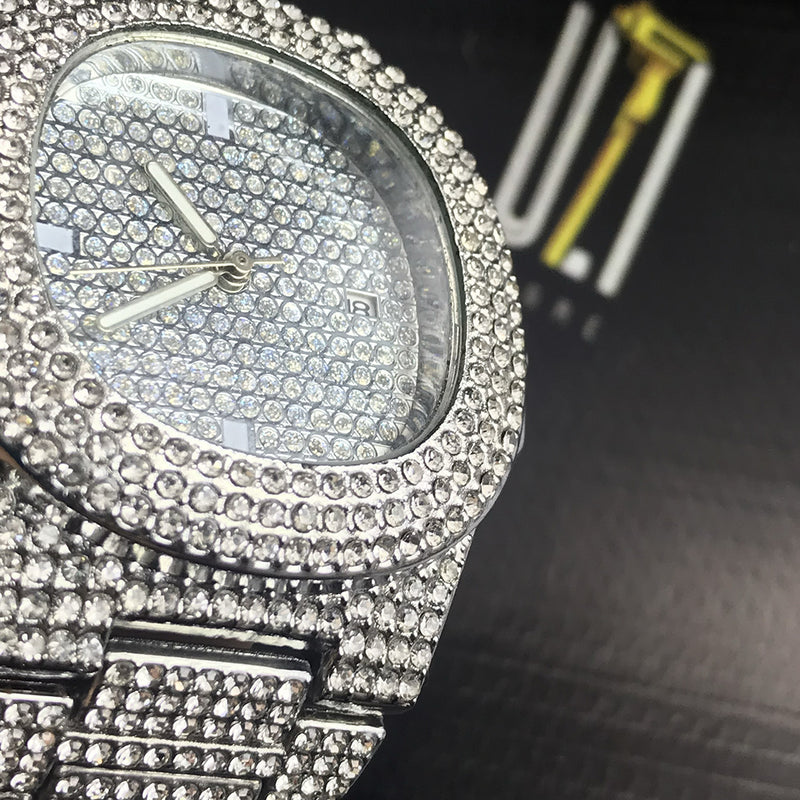 Relógio Ice Luxury Cravejado