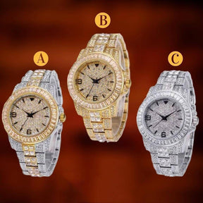 Relogio-Slim-Ice-Cravejado-Prata-Dourado-Mesclado