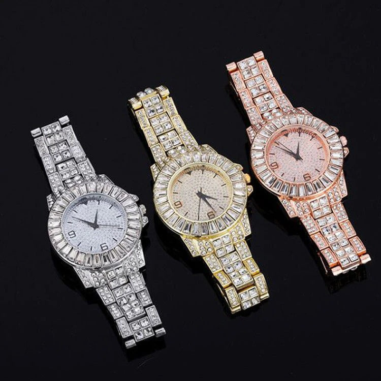 Relogio-posh-Ice-Cravejado-dourado-prata-rose