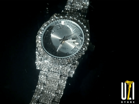Relógio Grey (Ice Cravejado)