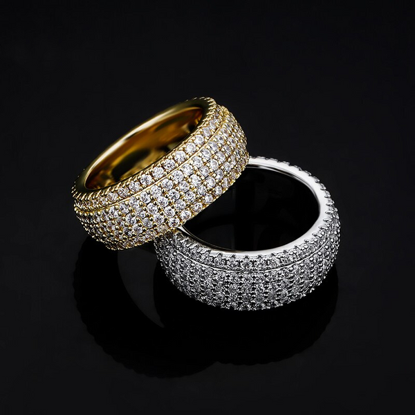    anel-clean-ice-cravejado-prata-dourado