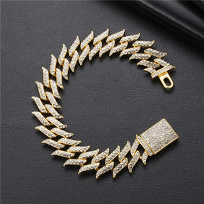    corrente-cordao-colar-cuban-flame-ice-cravejado-pulseira-ouro-frete-gratis