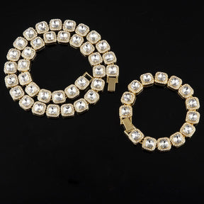 kit-corrente-cordao-colar-pulseira-riviera-12mm-ice-cravejado-dourado