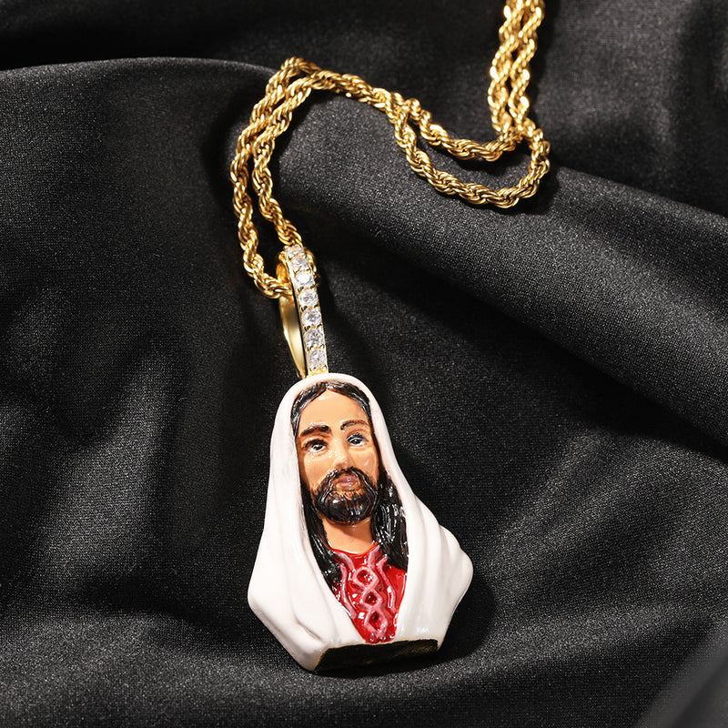 pingente-corrente-cordao-colar-jesus-ice-cravejado-presente-corrente-prata-dourado