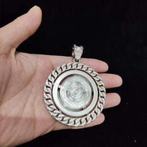 pingente-spin-money-ice-cravejado-encaixe-cuban-corrente-riviera-cordao-baiano-13mm-prata