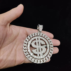 pingente-spin-money-ice-cravejado-encaixe-cuban-corrente-riviera-cordao-baiano-13mm-prata