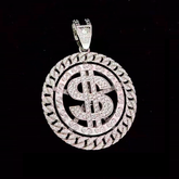 pingente-spin-money-ice-cravejado-encaixe-cuban-corrente-riviera-cordao-baiano-13mm-prata