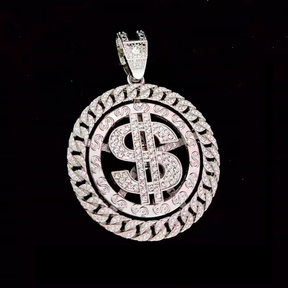 pingente-spin-money-ice-cravejado-encaixe-cuban-corrente-riviera-cordao-baiano-13mm-prata