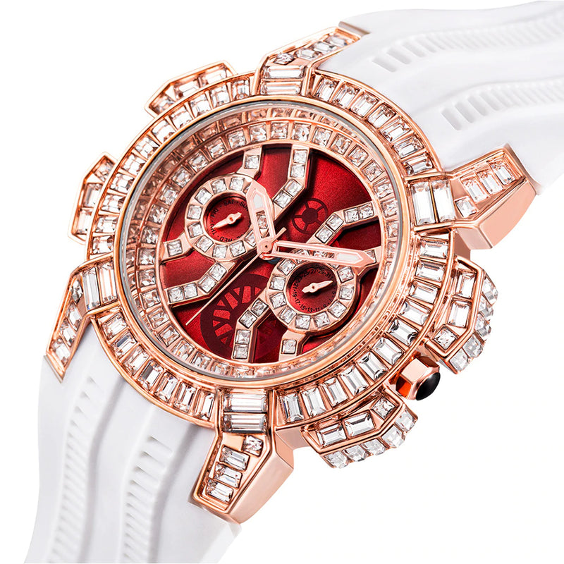      relogio-spider-luxury-ice-cravejado-rose