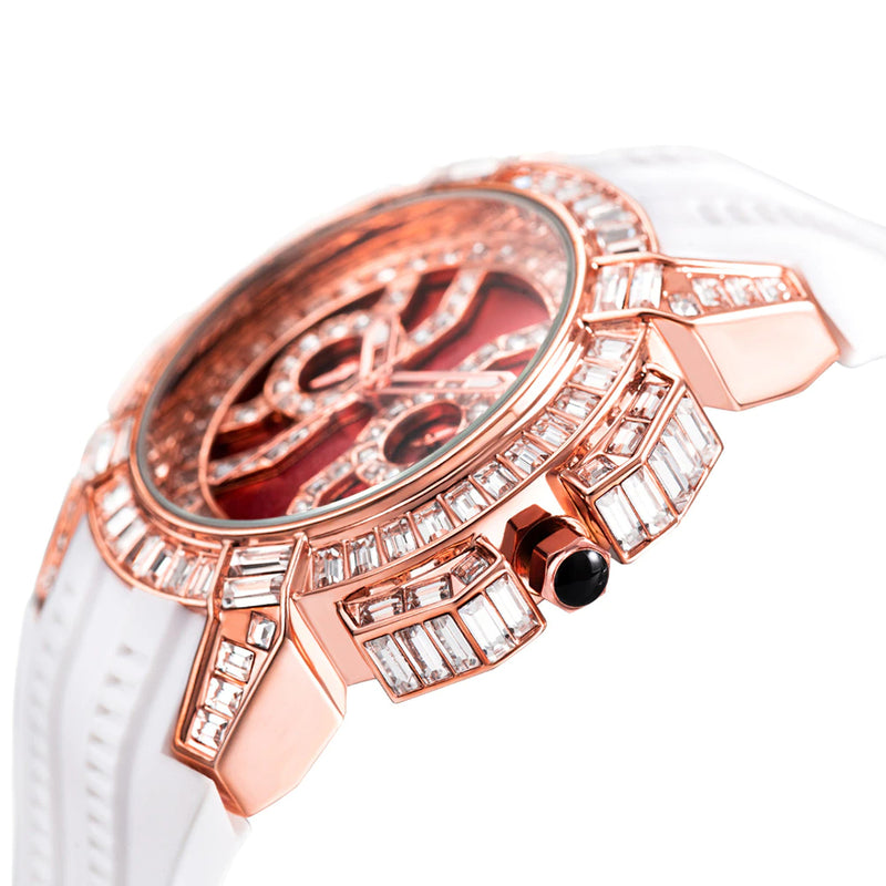      relogio-spider-luxury-ice-cravejado-rose